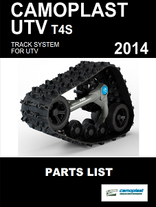 2014 Camoplast UTV T4S Parts Manual