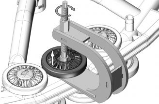 Camoplast Wheel Puller Tool