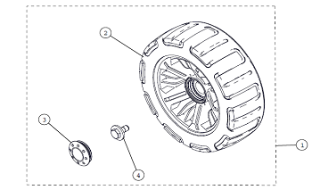 2015 Camoplast UTV T4S - 241mm Wheel Kit