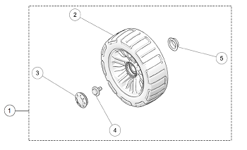 2019 CAMSO UTV 4S1 - 241 MM WHEEL KIT