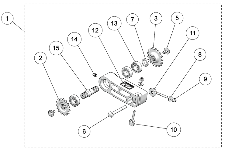 2019 Camso DTS 129 Chain Tensioner Assembly Parts Diagram
