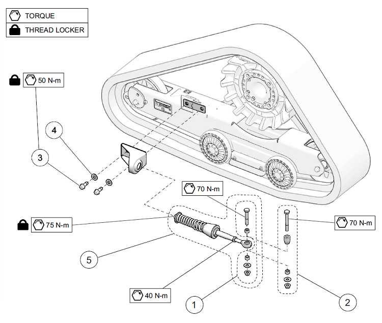 2020 Camso ATV R4S Independent Suspension Parts Diagram