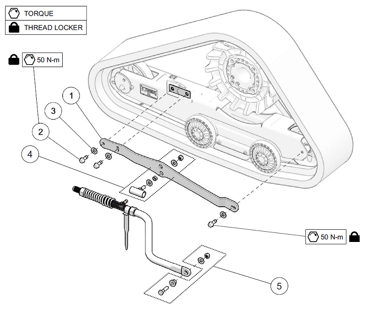 2020 Camso ATV R4S Rigid Suspension Parts Diagram