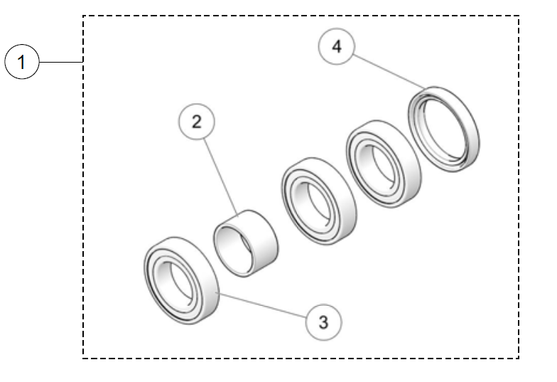 2021 CAMSO UTV 4S1 HUB BEARING KIT