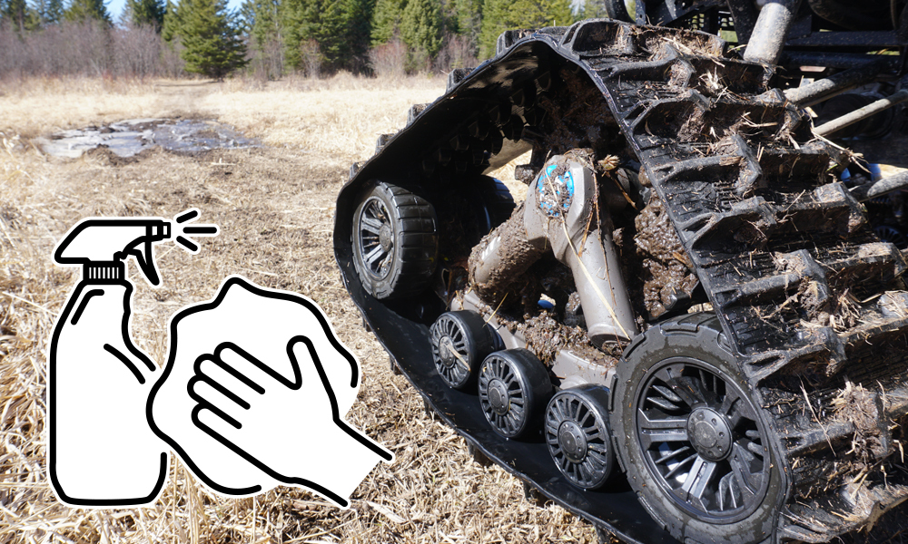 How to Clean Camso UTV Track System