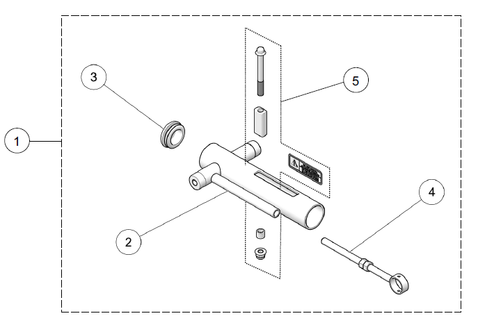 2024 CAMSO ATV T4S LONG TRACK TENSIONER KIT PARTS DIAGRAM