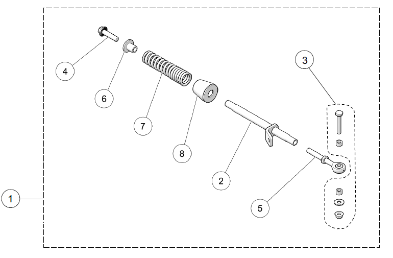 2024 CAMSO ATV T4S STABILIZING ROD ATV PARTS DIAGRAM