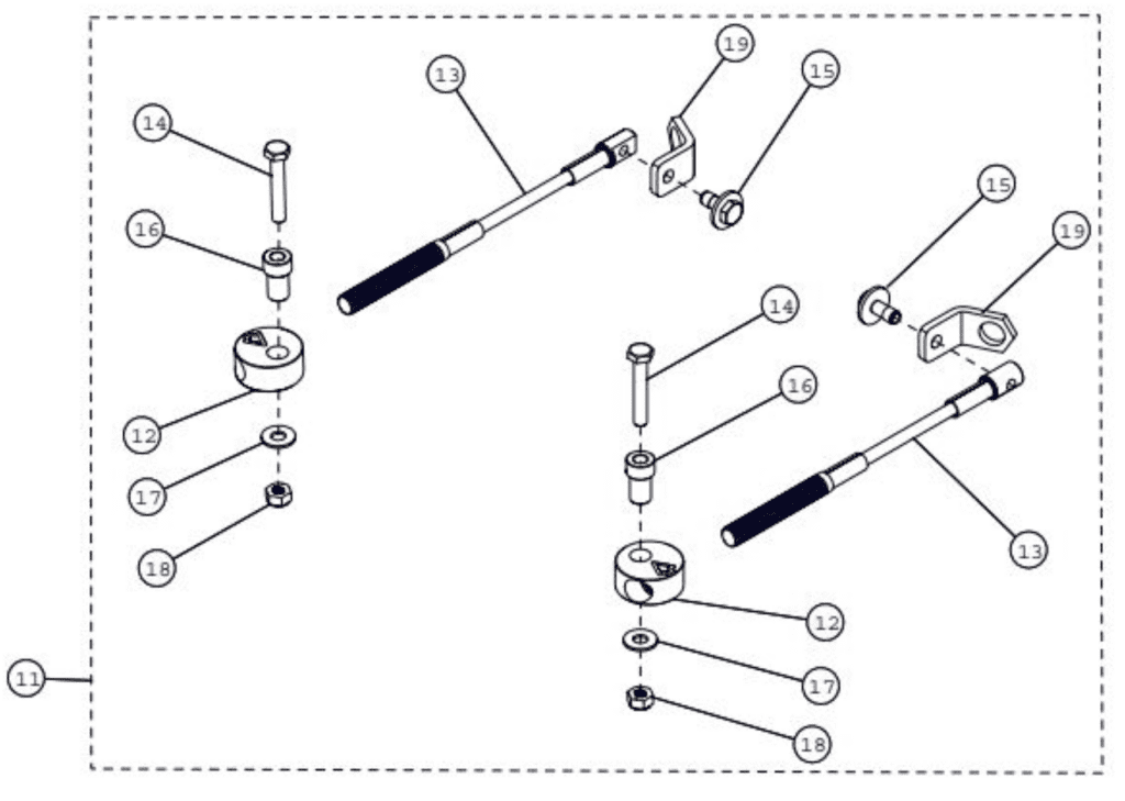 2024 CAMSO ATV T4S STEERING LIMITER PARTS DIAGRAM