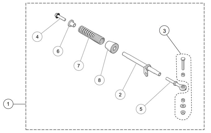 2024 CAMSO X4S STABILIZING ROD ATV PARTS LIST