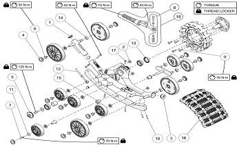2024 CAMSO X4S FRONT LEFT & RIGHT PARTS DIAGRAM