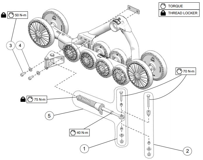 2024 CAMSO X4S INDEPENDENT SUSPENSION PARTS LIST