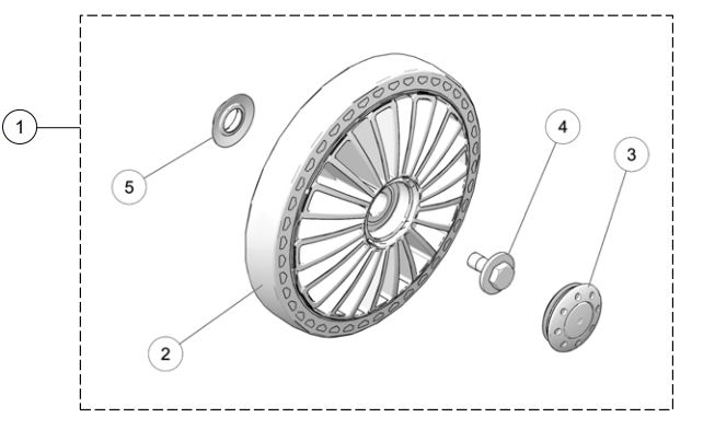 2024 CAMSO X4S 202MM WHEEL KIT PARTS LIST