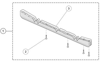 2024 CAMSO X4S TRACK GUIDE KIT PARTS DIAGRAM