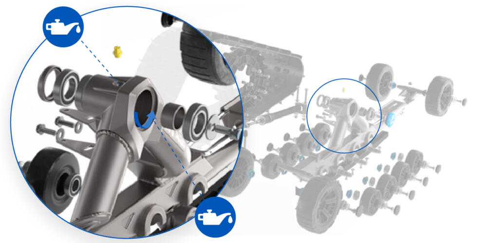 Lubricate Hub Bearings on Camso UTV Tracks